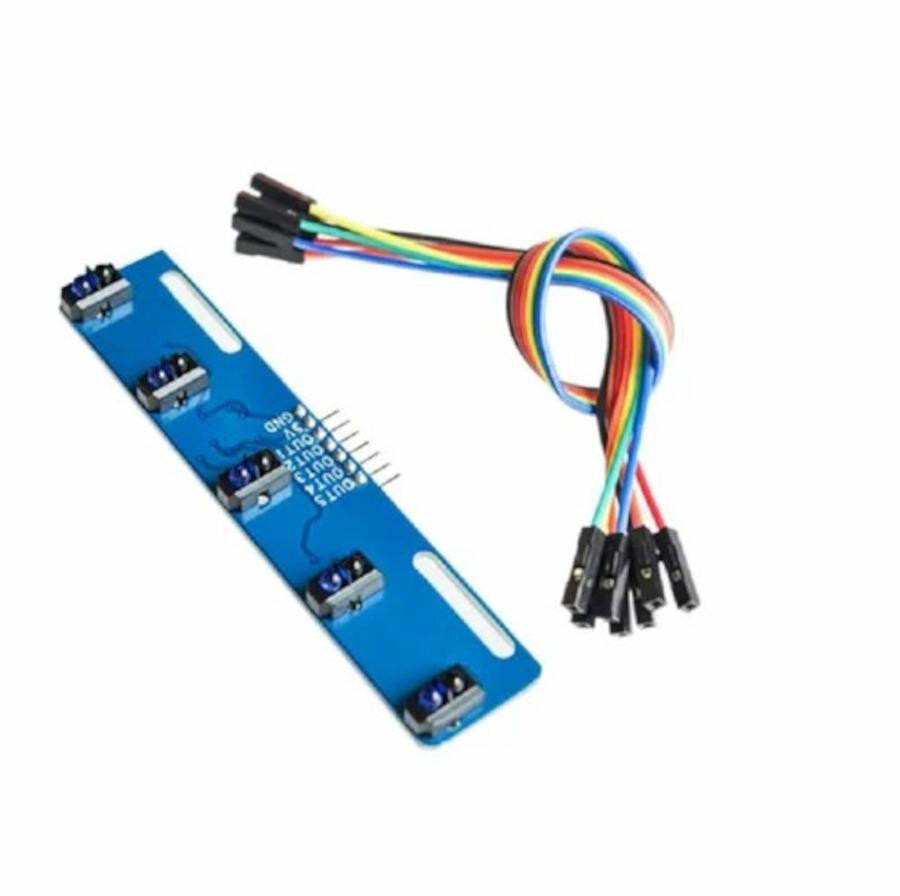 5 Channel Tracking Sensor Ir Array Sensor Line for Line Follower Robot