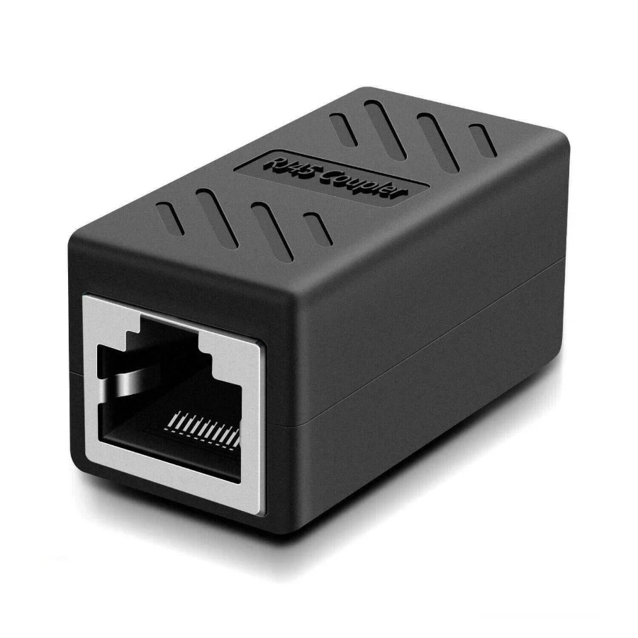 RJ45 Connector Coupler | RJ45 Network Cable Joiner (LAN Extension Adapter)