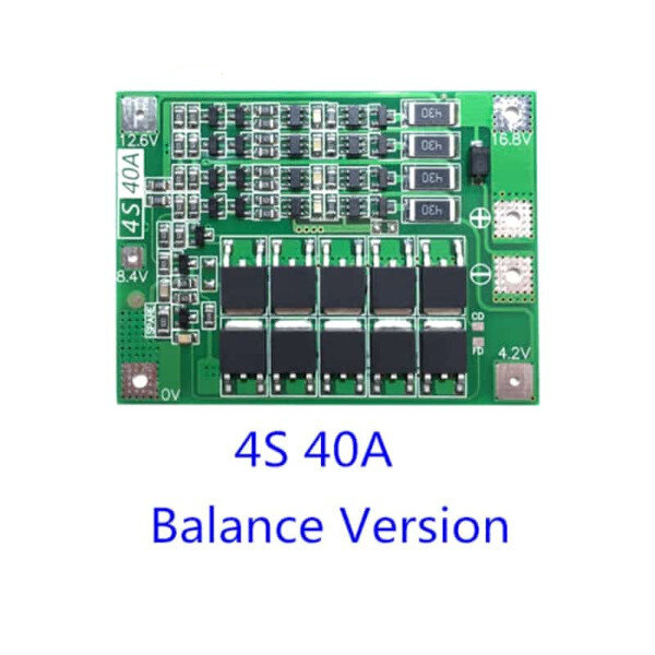 4S 40A BMS Charger Protection Board