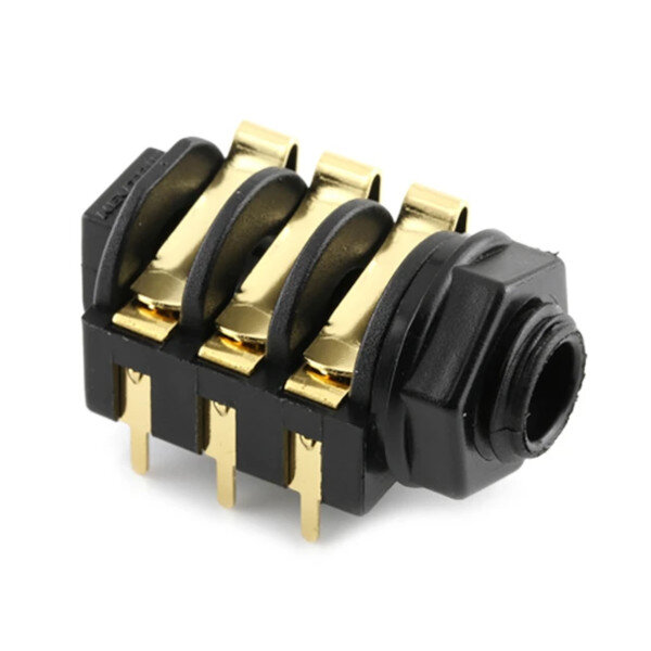 NEUTRIK NMJ6HFD2-AU Gold Plated Audiophile Headphone 6.35 Large 3 Pole Stereo Jack M-Type PCB Socket