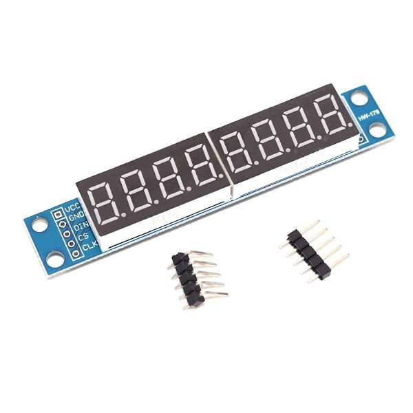 MAX7219 LED Dot Matrix 8 Digit Digital Tube Display Control Module