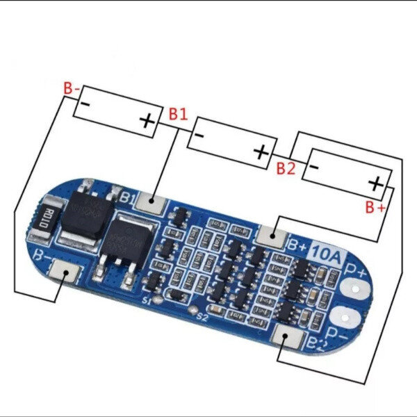 3S 10A bms Board Protection Module
