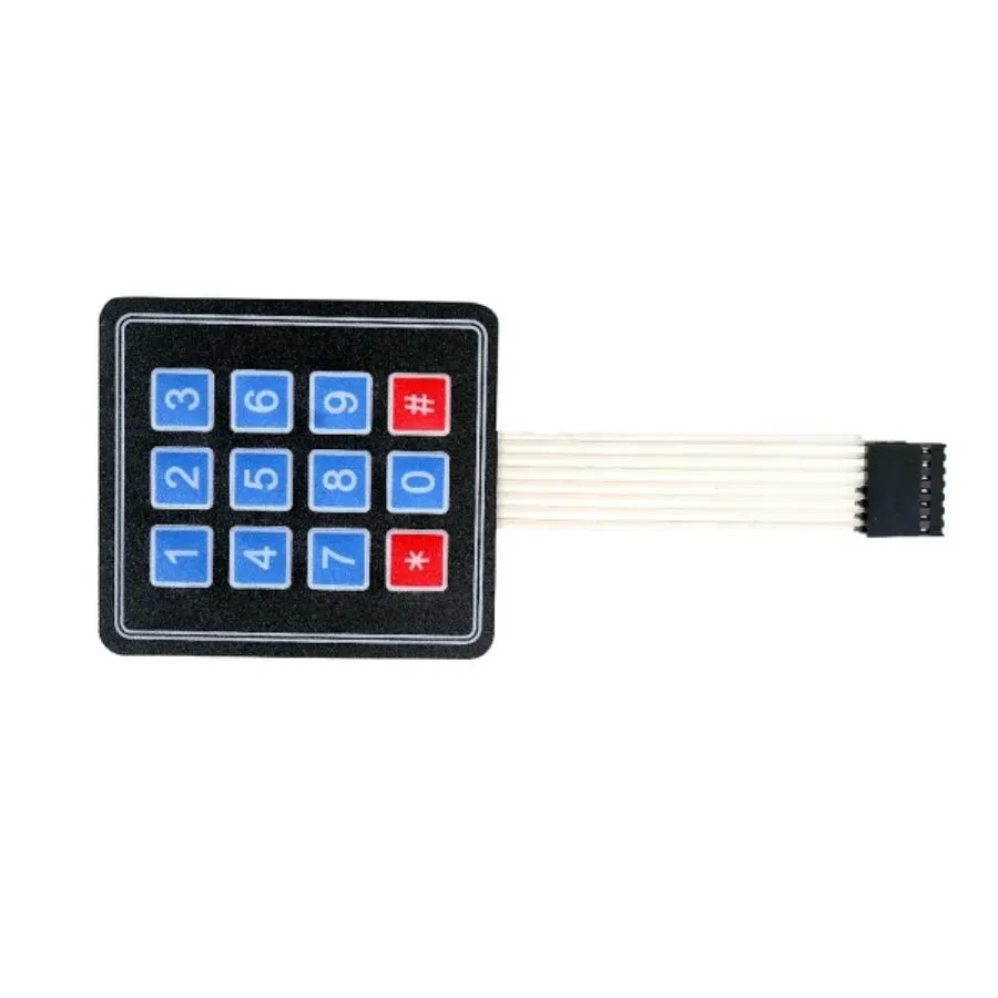 4×3 Matrix Membrane Type Keypad