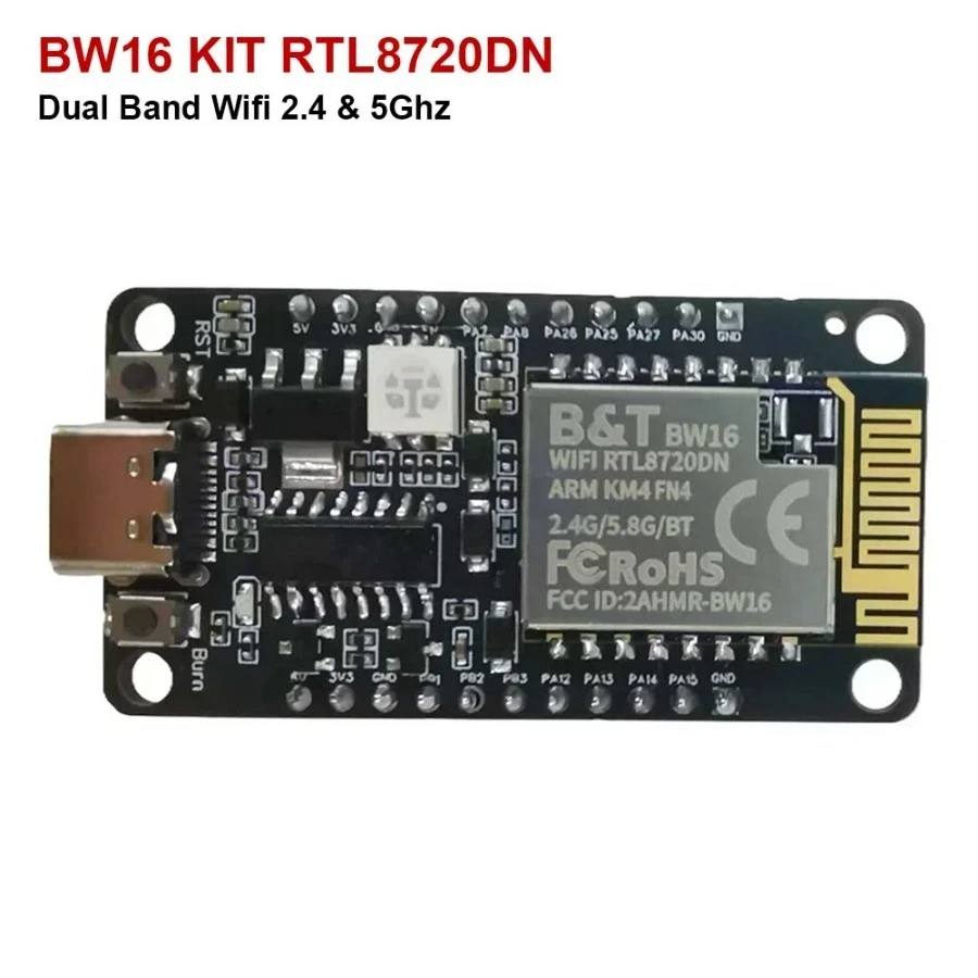 BW16-Kit Development Board RTL8720DN Dual-Band Bluetooth BLE Module