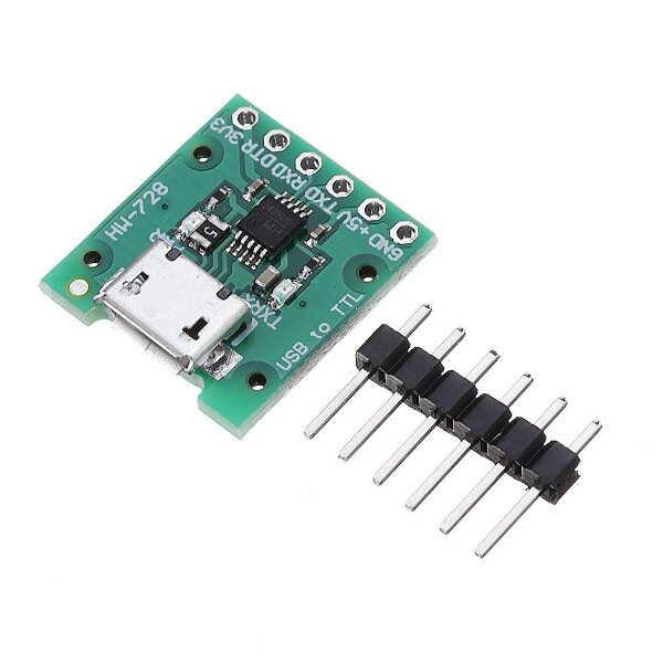 HW-728 CH340E MSOP10 USB to TTL Converter Module