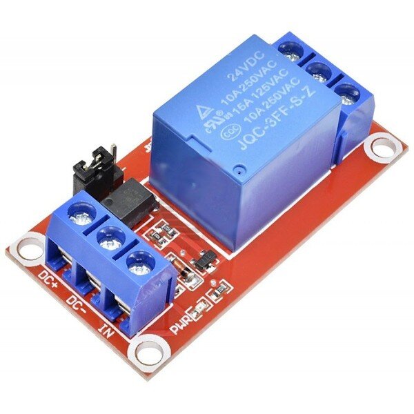 1CH 24V RELAY MODULE HIGH AND LOW LEVEL TRIGGER
