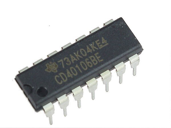 CD40106 Hex Inverter Schmitt Trigger Ic
