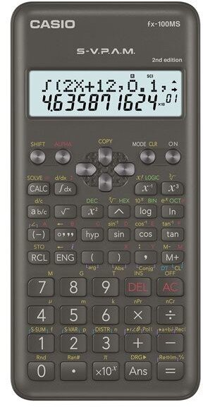 Casio Fx-100MS 2nd Edition Non-Programable Scientific Calculator